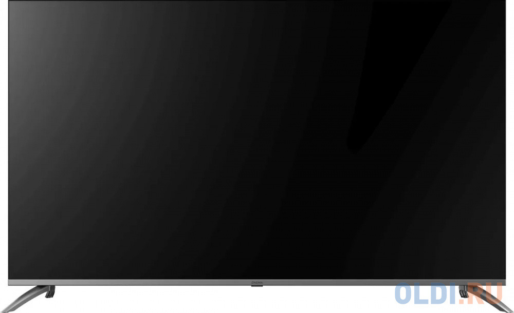 Телевизор LED Digma 65&quot; DM-LED65UBB41 Android TV Frameless Metal темно-серебристый/серебристый 4K Ultra HD 60Hz DVB-T DVB-T2 DVB-C DVB-S DVB-S2 U