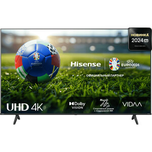 Телевизор LED Hisense 50&quot; 50A6N черный 4K Ultra HD 60Hz DVB-T DVB-T2 DVB-C DVB-S DVB-S2 USB WiFi Smart TV