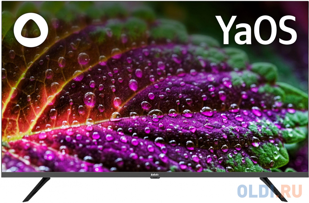 Телевизор QLED BBK 43&quot; 43LED-8260/UTS2C Яндекс.ТВ черный 4K Ultra HD 60Hz DVB-T2 DVB-C DVB-S2 USB WiFi Smart TV (RUS)