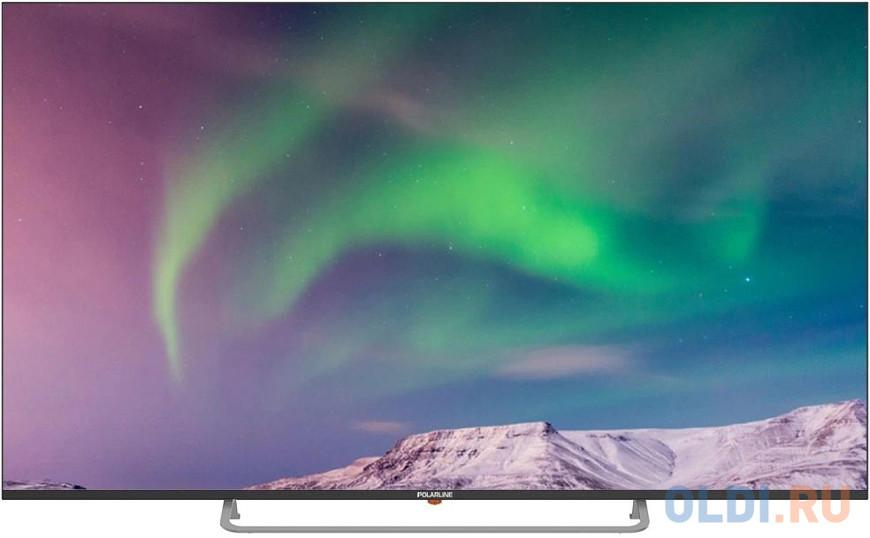 Телевизор QLED PolarLine 65&quot; 65PQ71STC-SM Frameless черный/серебристый 4K Ultra HD 60Hz DVB-T DVB-T2 DVB-C DVB-S2 USB WiFi Smart TV (RUS)