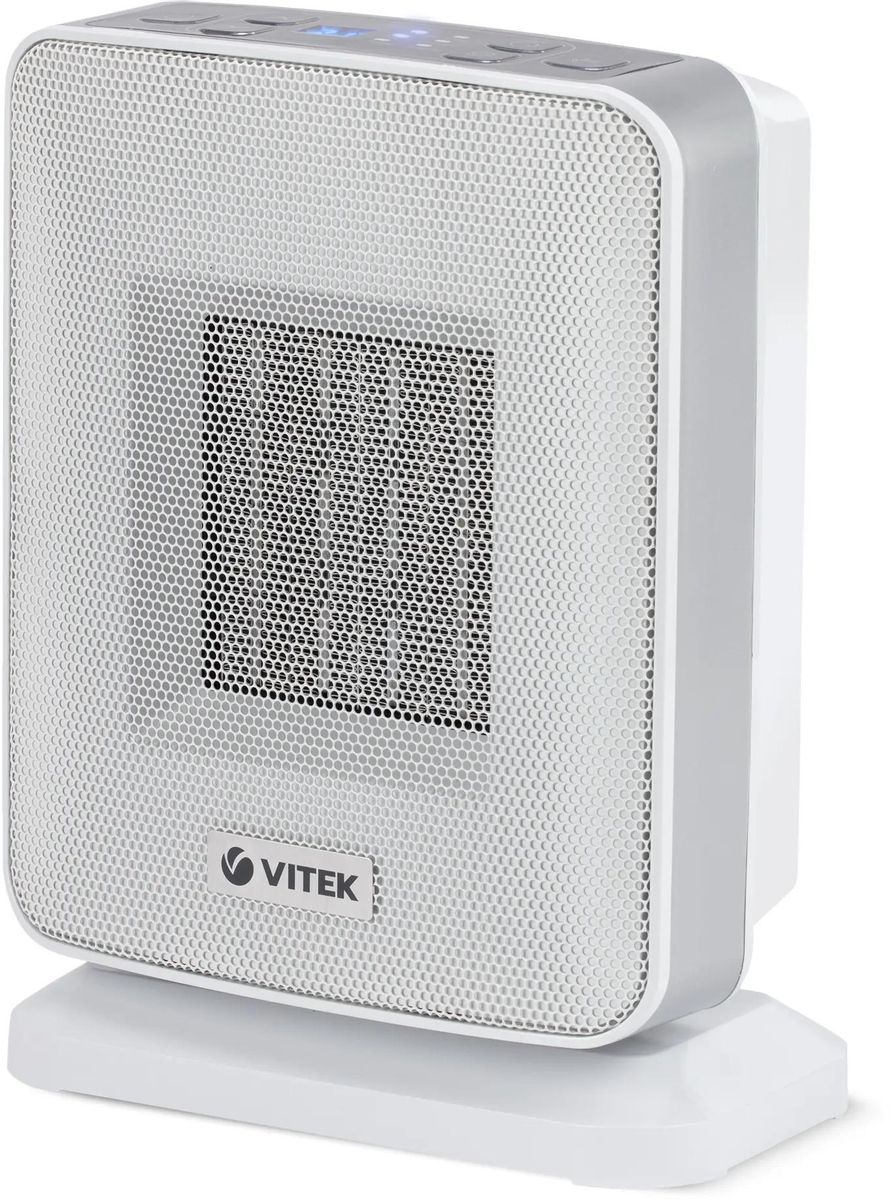 Тепловентилятор Vitek VT-2052,  1500Вт,  с термостатом, 2 режима, серый