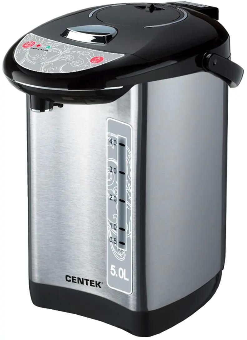 Термопот CENTEK CT-1083,  черный и серебристый