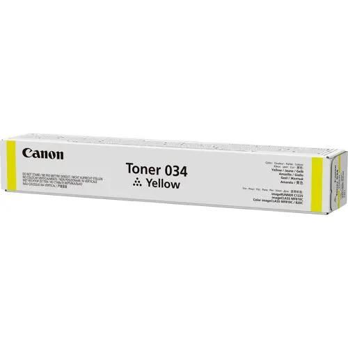 Тонер Canon 034,  для iR C1225iF,  желтый, туба