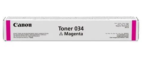 Тонер Canon 034,  для iR C1225iF,  пурпурный, туба