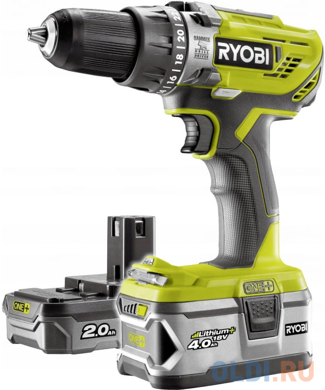 Ударная дрель-шуруповерт Ryobi R18PD3-242S