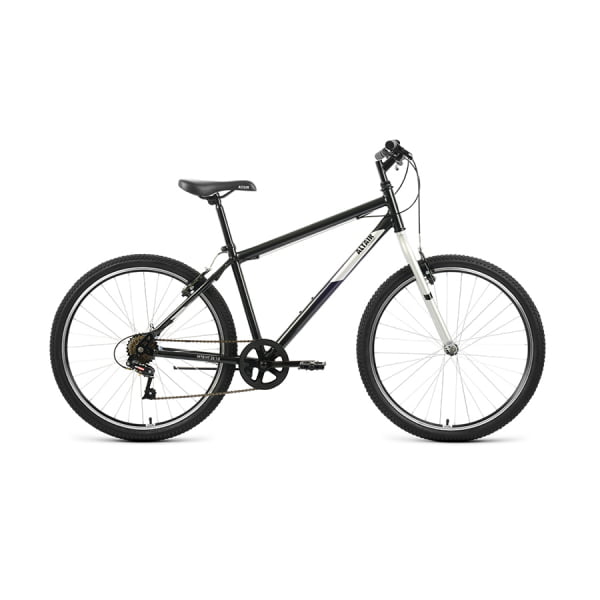 Велосипед 26' Altair MTB HT 26 1.0 7 ск Черный/Серый 2022 г
