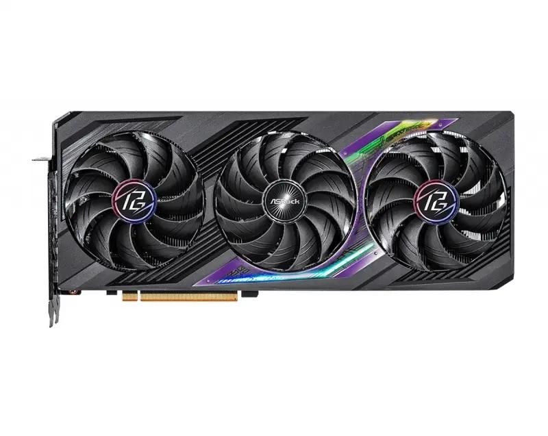 Видеокарта ASROCK AMD  Radeon RX 7800XT RX7800XT PG 16GO 16ГБ Phantom Gaming, GDDR6, OC,  Ret