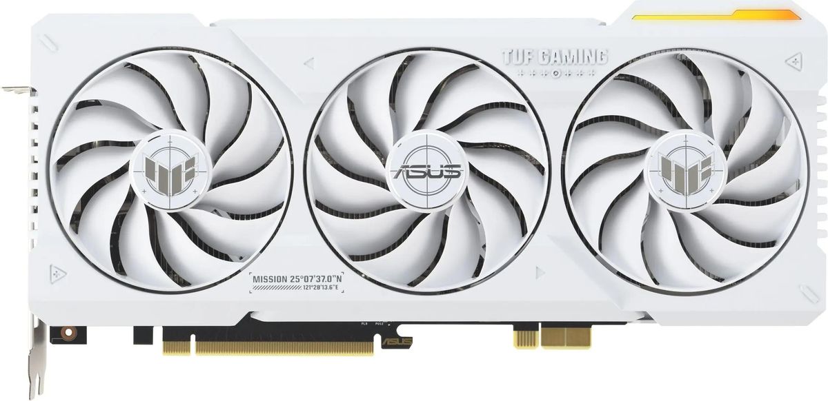 Видеокарта ASUS NVIDIA  GeForce RTX 4070TI Super TUF-RTX4070TIS-16G-BTF-WHITE 16ГБ Gaming, GDDR6X, Ret