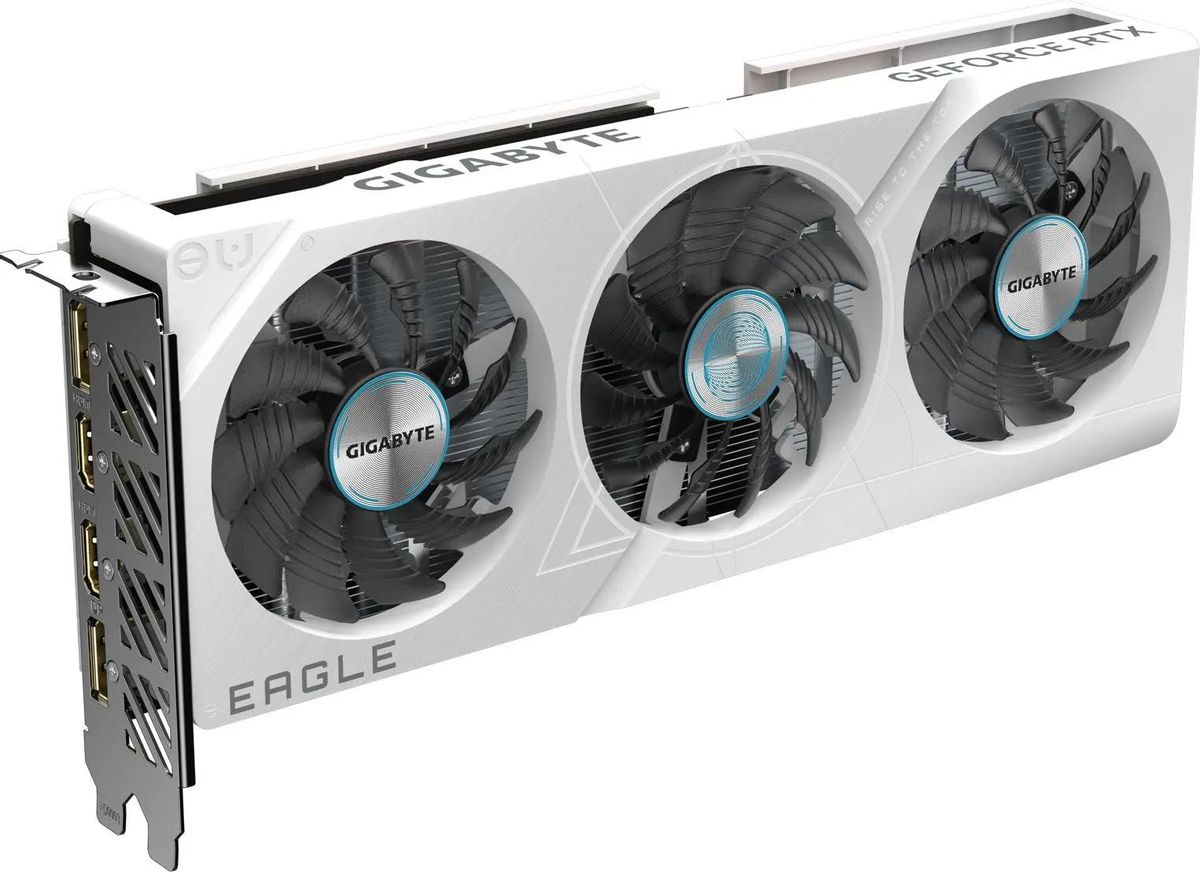 Видеокарта GIGABYTE NVIDIA  GeForce RTX 4060 GV-N4060EAGLEOC ICE-8GD 8ГБ Eagle, GDDR6, OC,  Ret
