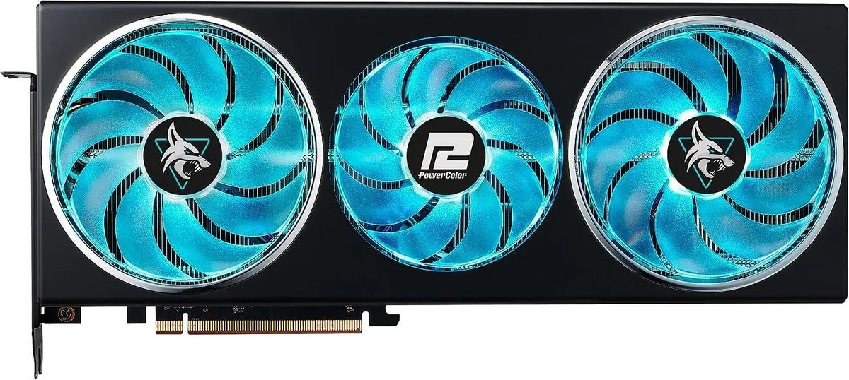 Видеокарта PowerColor AMD  Radeon RX 7800XT RX7800XT 16G-L/OC 16ГБ Hellhound, GDDR6, OC,  Ret