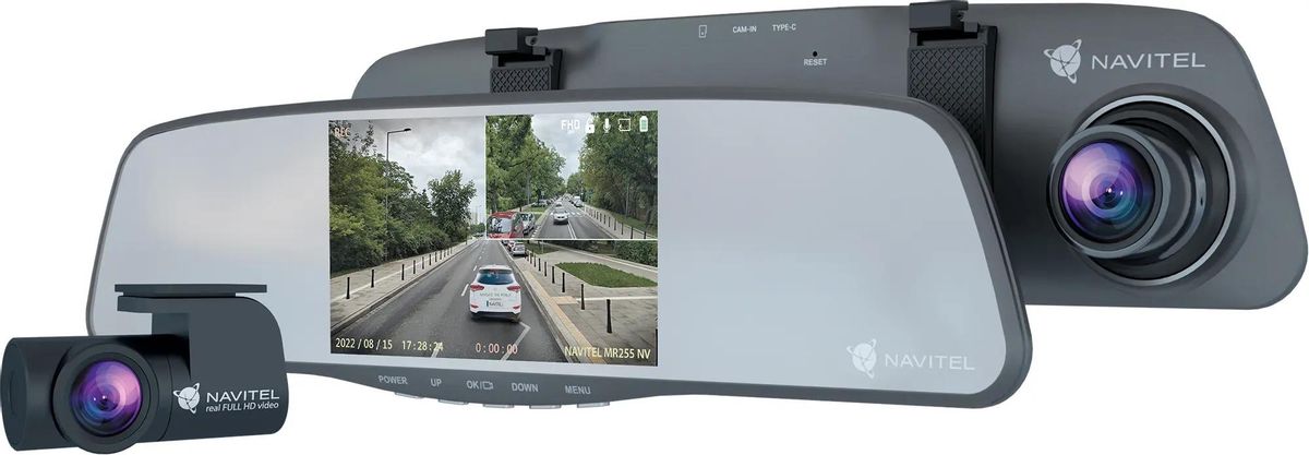 Видеорегистратор Navitel MR255 NV,  серый