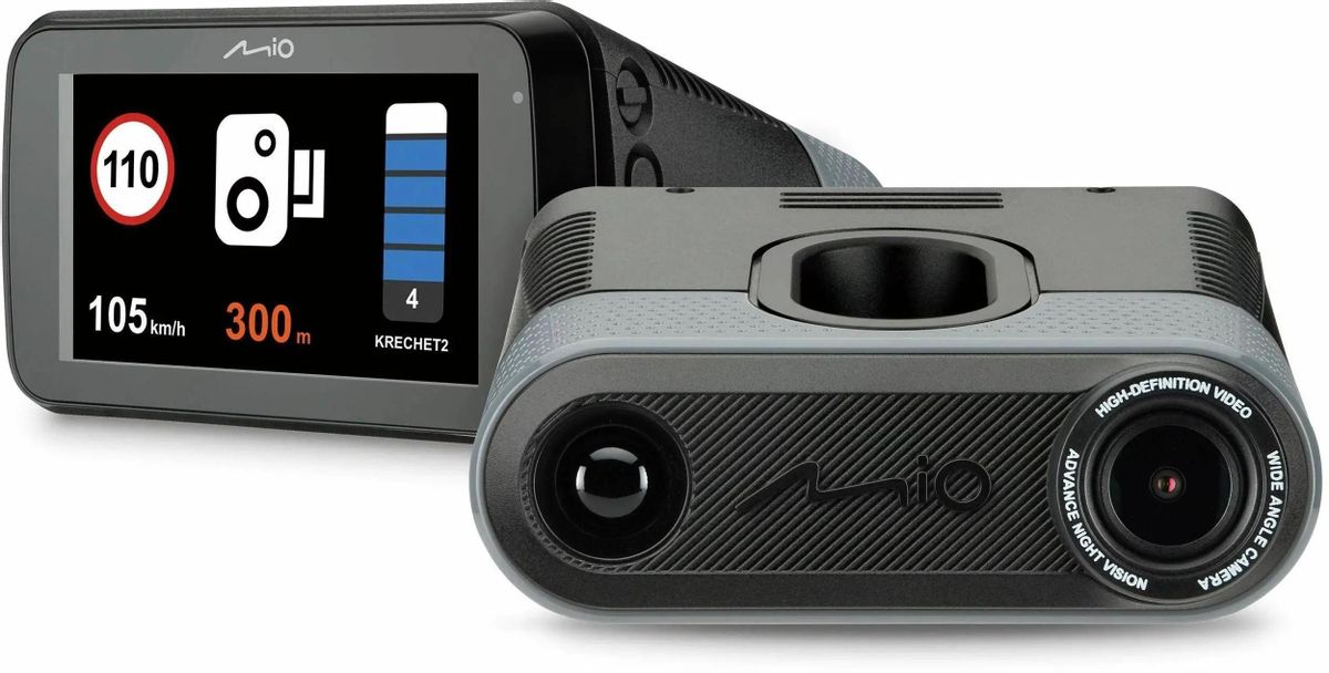 Видеорегистратор с радар-детектором Mio Combo MiVue i80,  GPS,  ГЛОНАСС