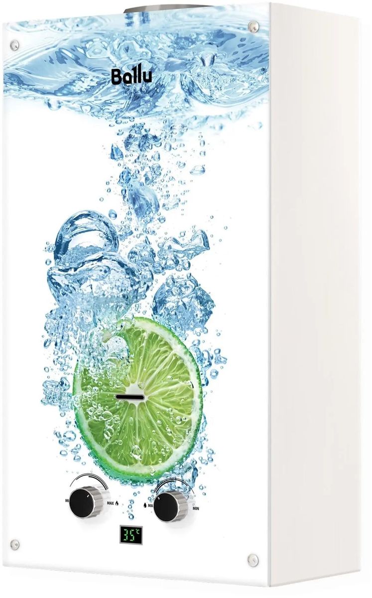 Водонагреватель проточный Ballu Fiery Glass Lime GWH 10