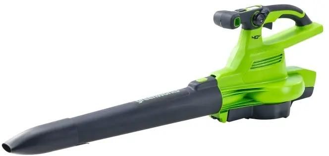 Воздуходувка-измельчитель GREENWORKS 2406907UG, зеленый
