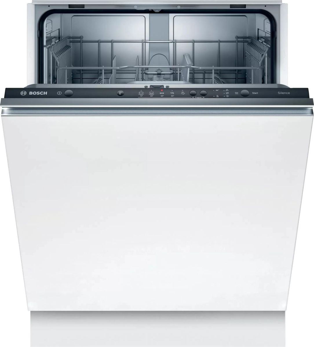 Встраиваемая посудомоечная машина Bosch SMV25BX02R,  полноразмерная, ширина 59.8см, полновстраиваемая, загрузка 12 комплектов