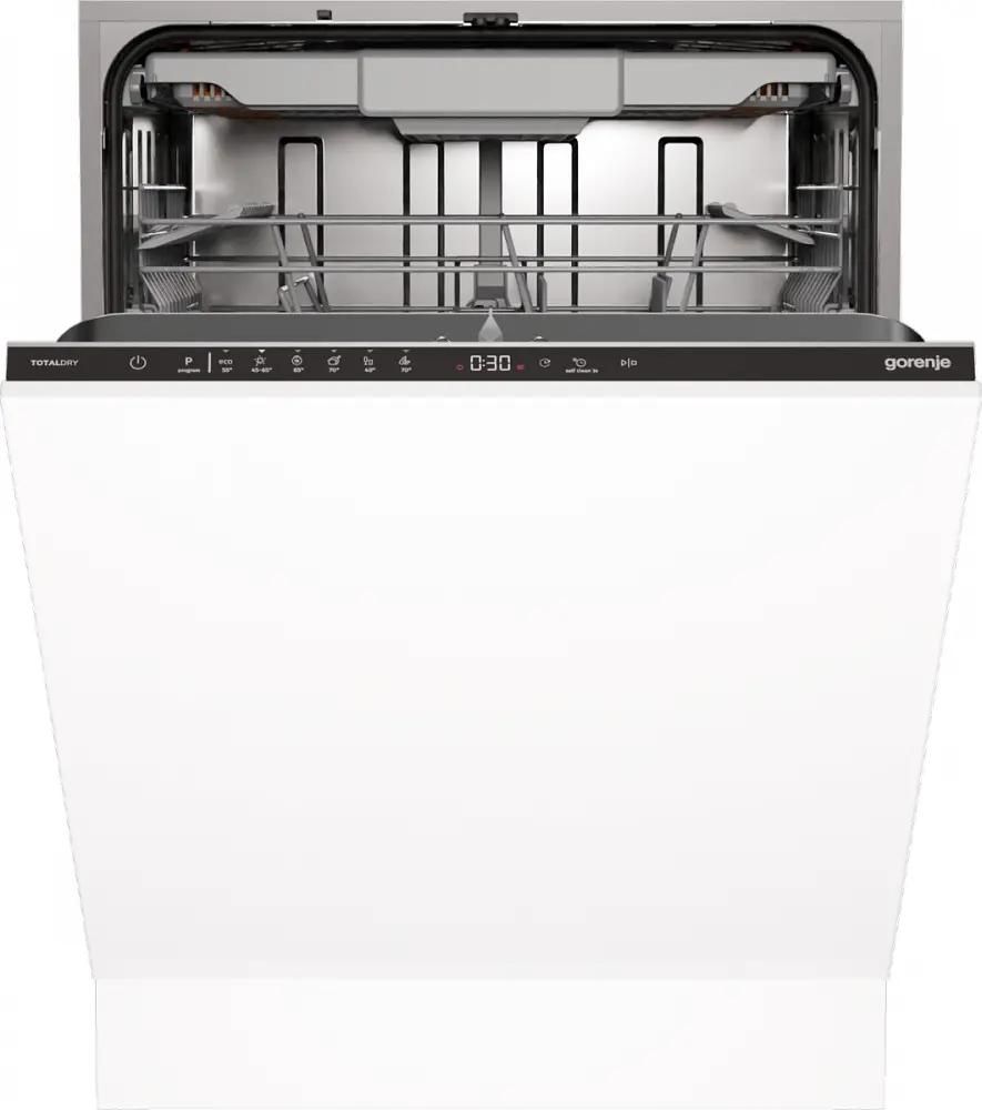 Встраиваемая посудомоечная машина Gorenje GV16D5,  полноразмерная, ширина 59.8см, полновстраиваемая, загрузка 16 комплектов