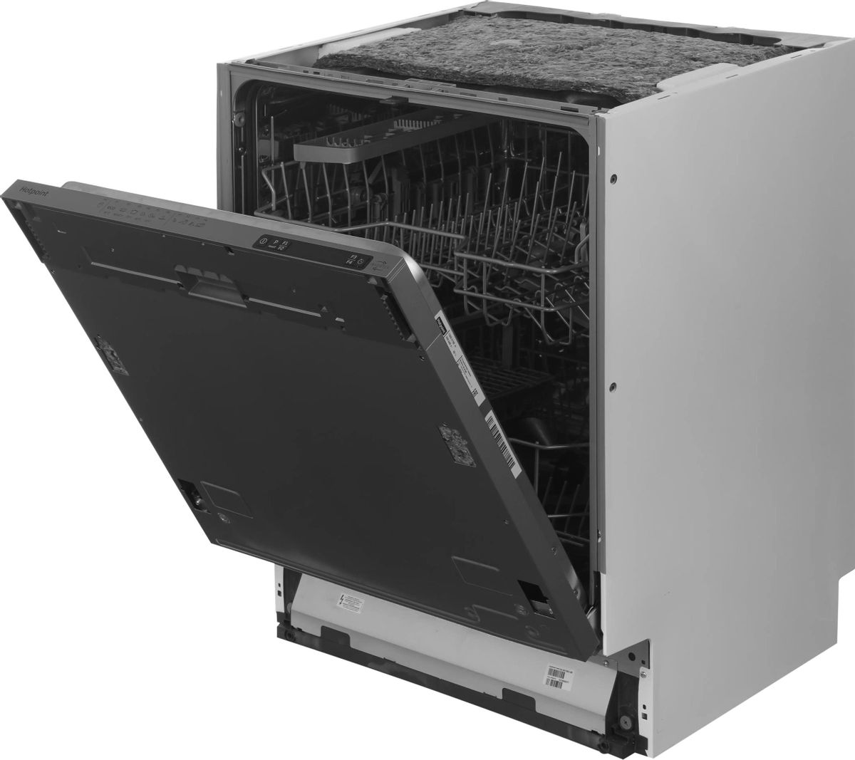Встраиваемая посудомоечная машина HOTPOINT HI 4C66,  полноразмерная, ширина 59.8см, полновстраиваемая, загрузка 14 комплектов