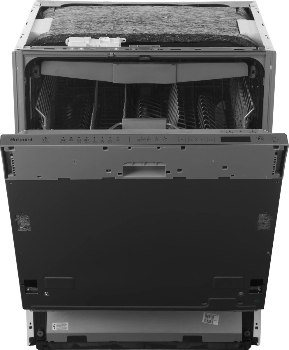 Встраиваемая посудомоечная машина HOTPOINT HI 5D84 DW,  полноразмерная, ширина 59.8см, полновстраиваемая, загрузка 15 комплектов
