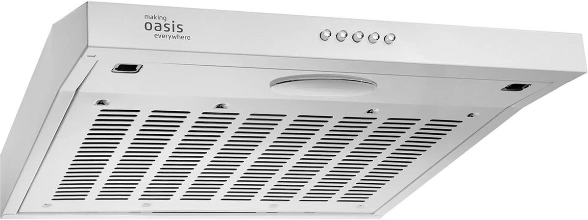 Вытяжка козырьковая OASIS PО-50W, управление кнопочное, белый