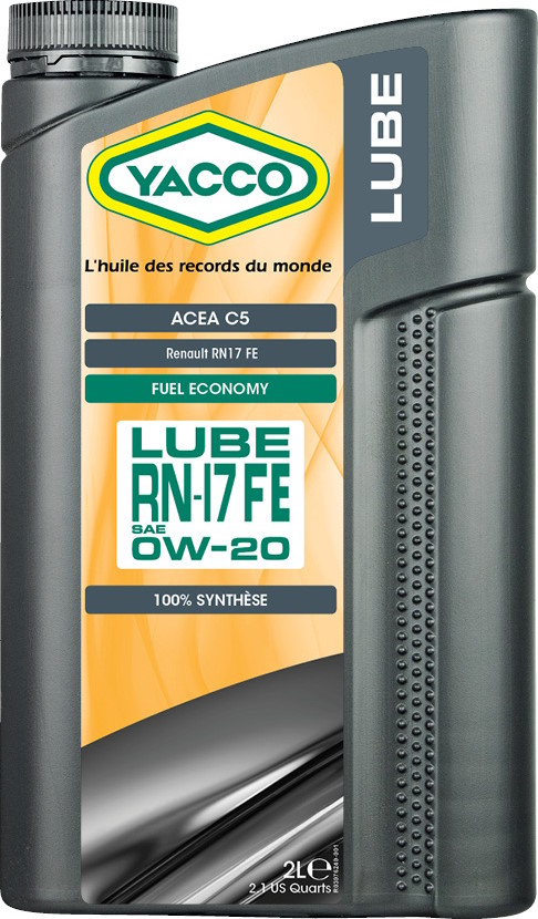 Yacco Lube RN17 FE 0W-20 2 л